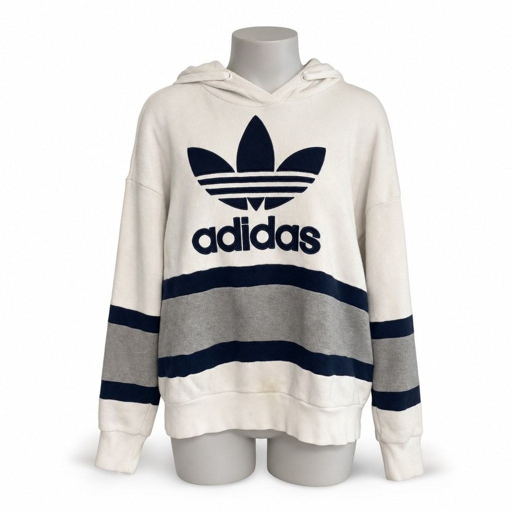 adidas Originals‎ Trefoil Colorblock Hoodie Sweatshirt Size S - Pre-owned Good